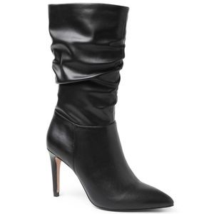 Xoxo Trinidad Pointed Toe Slouch Boot Size 9 Black